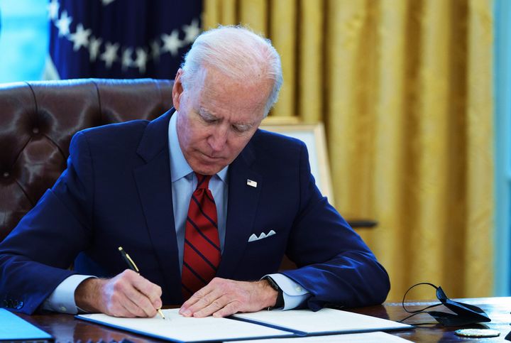 President Joe Biden quickly signed executive orders aimed at improving labor relations with the federal workforce.