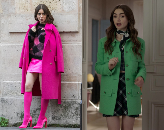 Dos conjuntos de <i>Emily in Paris</i>