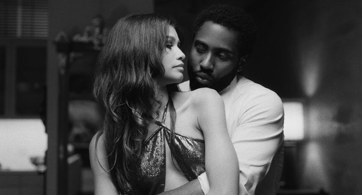 Zendaya and John David Washington in Malcolm & Marie