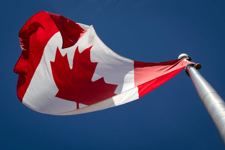 A Canadian flag pictured in Ottawa, Ontario on Sept. 12, 2020.