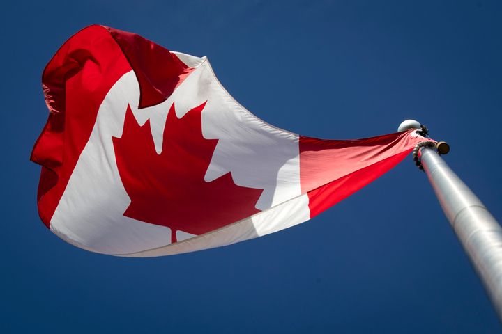 A Canadian flag pictured in Ottawa, Ontario on Sept. 12, 2020. 