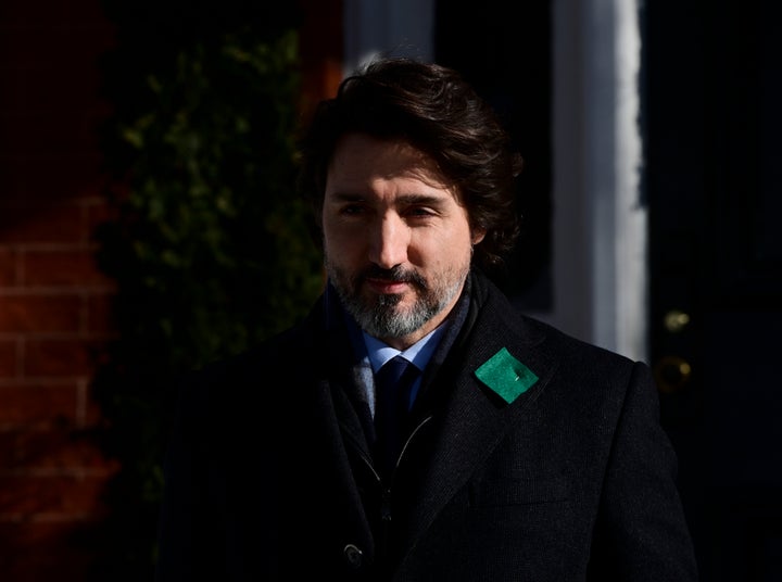 Prime Minister Justin Trudeau holds a press conference at Rideau Cottage in Ottawa on Jan. 29, 2021., to provide an update on the COVID-19 pandemic.
