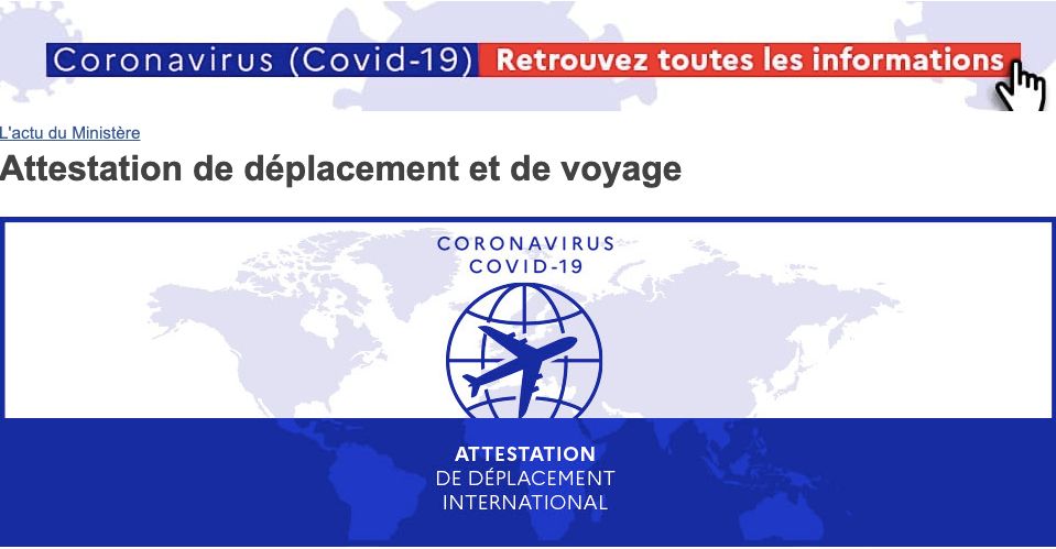 Les motifs impérieux pour entrer en France depuis l'étranger