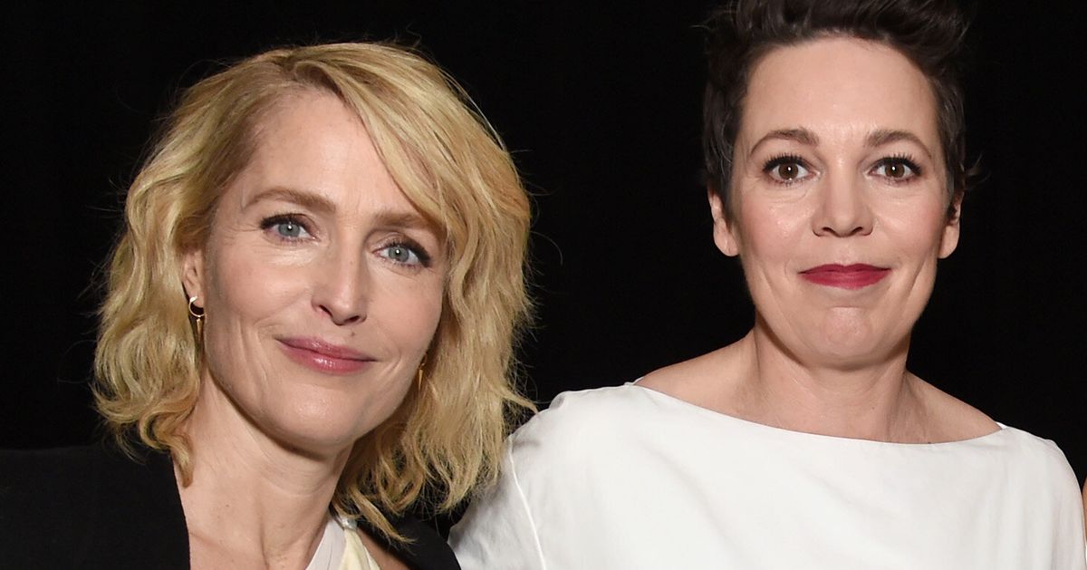 Gillian Anderson Shares Hilarious Behind-The-Scenes Snap For Olivia ...