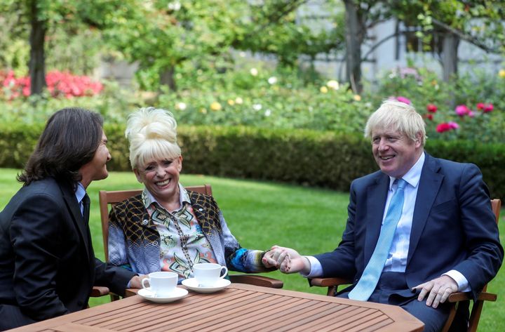 Dame Barbara and Scott meeting with Boris Johnson in 2019