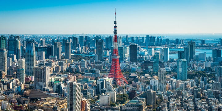 東京都内上空