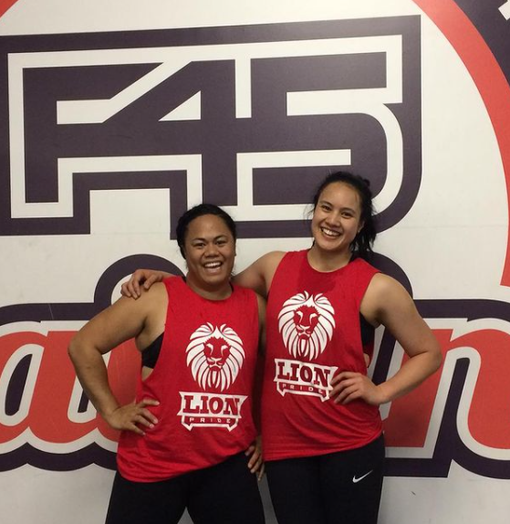 'The Amazing Race Australia' contestant Jess Matavao (L) pictured with a friend.