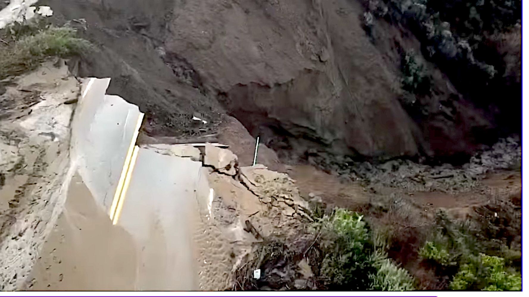 Video Reveals Collapsed Section Of Highway 1 Near Big Sur HuffPost Impact