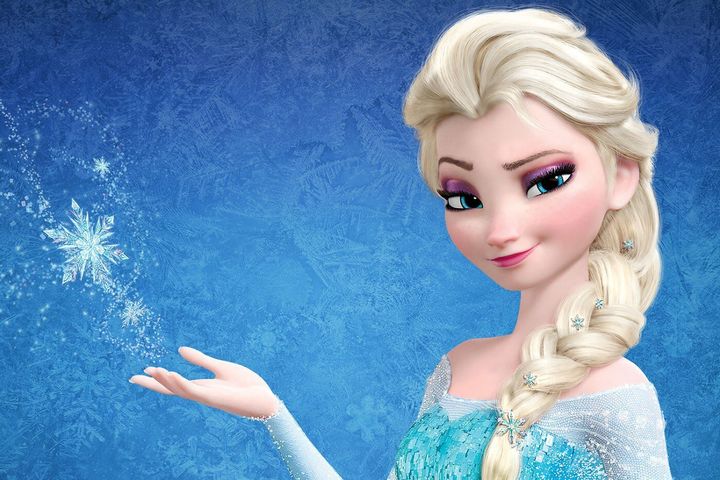 El personaje de Elsa en 'Frozen'.
