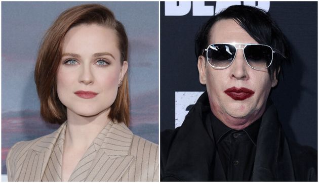 Evan Rachel Wood and Marilyn Manson