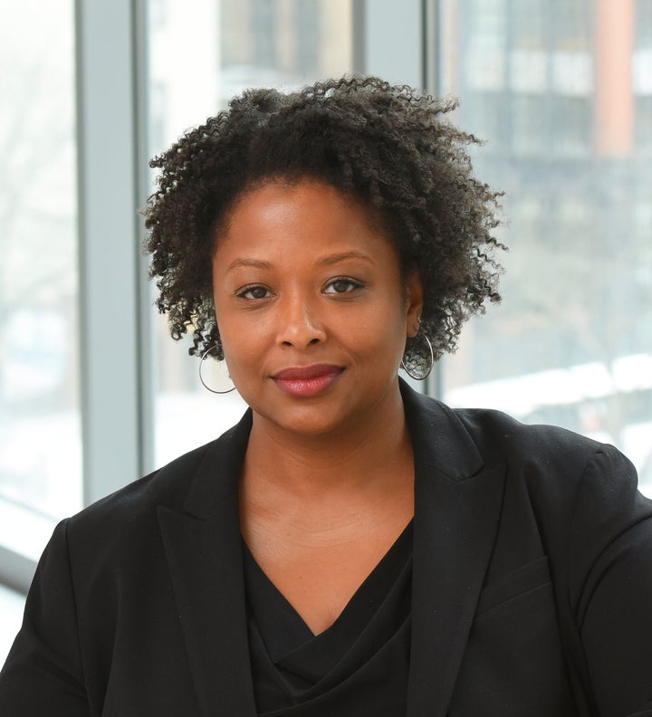 This April 14, 2015 photo provided by Philip Greenberg shows Deborah Archer in New York. Archer, a professor at New York University School of Law with expertise in civil rights and racial justice, has become the first Black person in the 101-year history of the American Civil Liberties Union to be elected its president. The ACLU announced Monday, Feb. 1, 2021, that Archer was elected over the weekend in a virtual meeting of the organization’s 69-member board of directors.