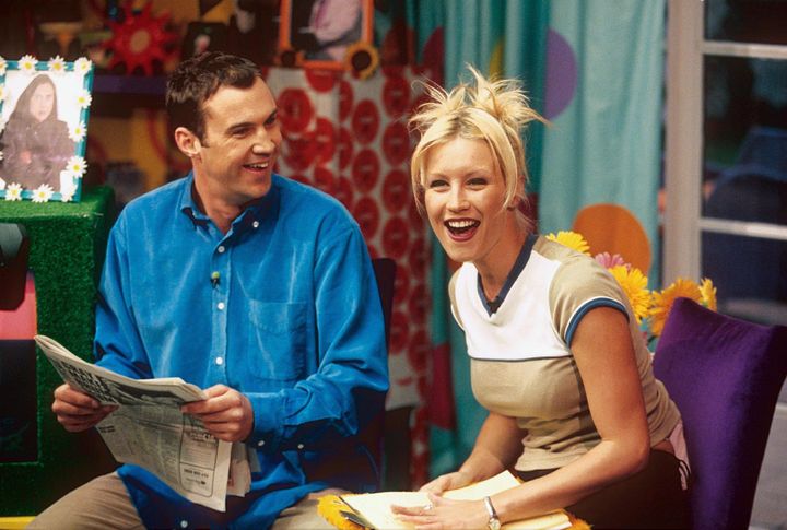 Johnny and Denise on The Big Breakfast in 1997