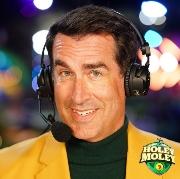 holey moley star rob riggle surprising connection to holey moley star rob riggle surprising connection to