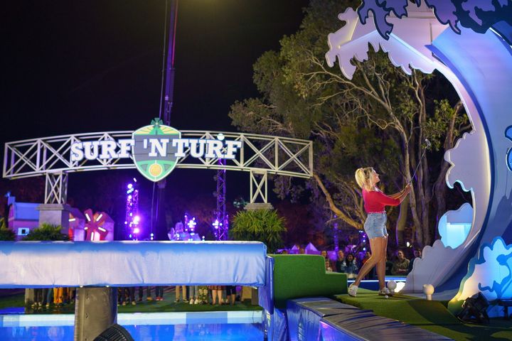'Holey Moley' involves pro-golfers and everyday people putting their best swing forward in an extreme mini golf competition series.