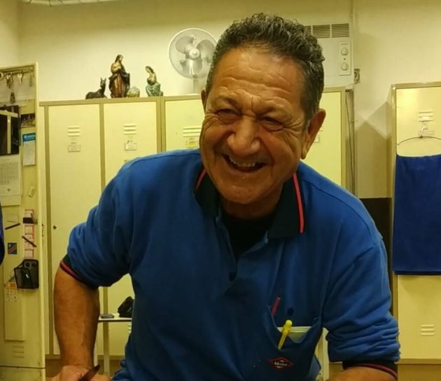 Santos González, trabajador de Metro de