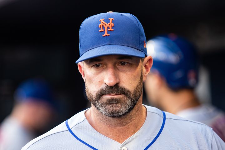 Mickey Callaway during a Mets game in 2019.