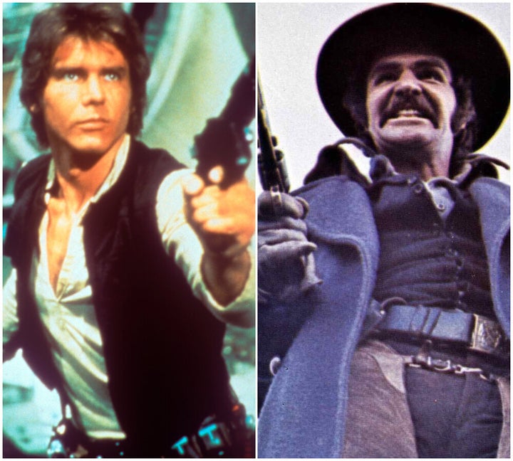 Harrison Ford and Burt Reynolds