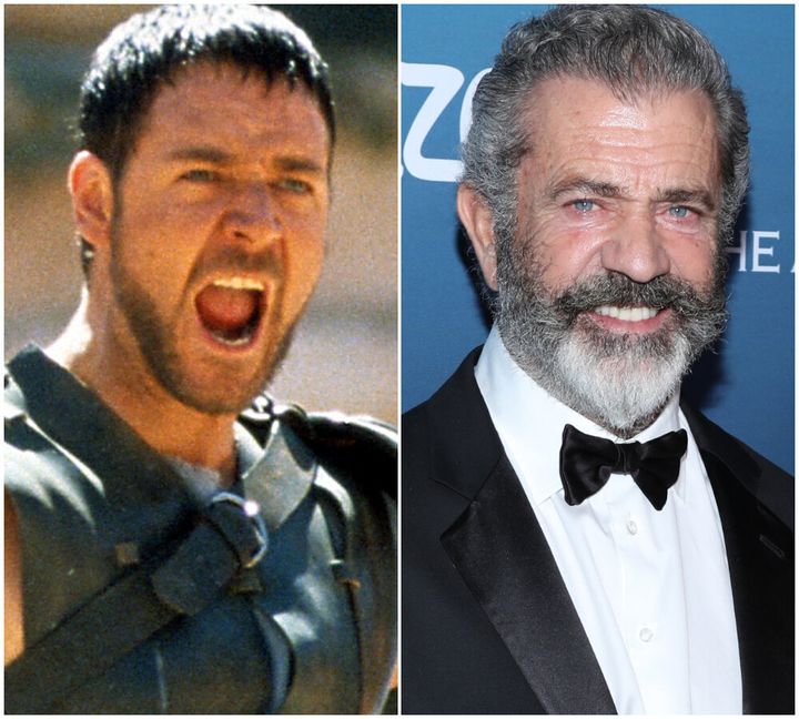 Russell Crowe and Mel Gibson
