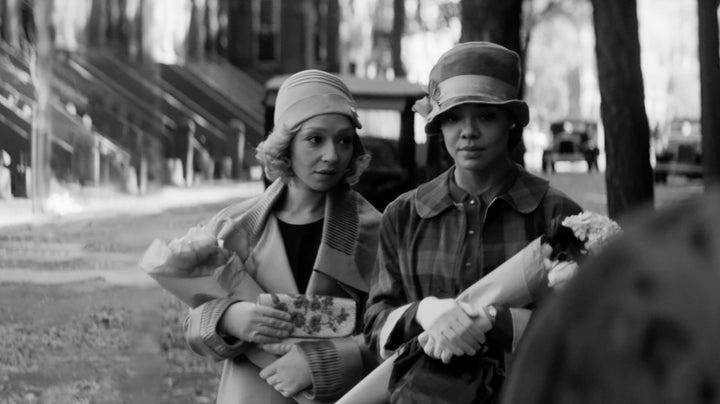 Ruth Negga and Tessa Thompson in "Passing."