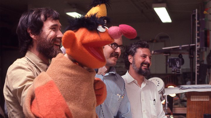 Muppeteers at work in "Street Gang: How We Got To Sesame Street."