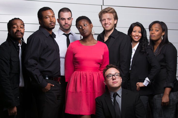 The cast of Issa Rae's "Awkward Black Girl" web series.