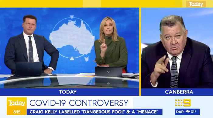 ‘Today Show’ host Allison Langdon brutally shut down Liberal MP Craig Kelly on Wednesday over his “unfounded and inaccurate comments” about COVID-19.