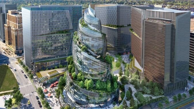 米アマゾン 二重らせん の第2本社ビルのデザインを公開 建設に ある懸念も ハフポスト News 米アマゾン 二重らせん の第2本社ビルのデザインを公開 建設に ある懸念も ハフポスト News