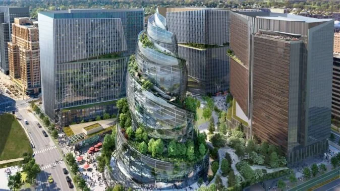 米アマゾン 二重らせん の第2本社ビルのデザインを公開 建設に ある懸念も ハフポスト 米アマゾン 二重らせん の第2本社ビルのデザインを公開 建設に ある懸念も ハフポスト