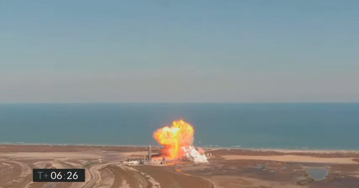 【動画】SpaceX、ロケットの高高度打ち上げ試験⇒今回も地面に激突し爆発