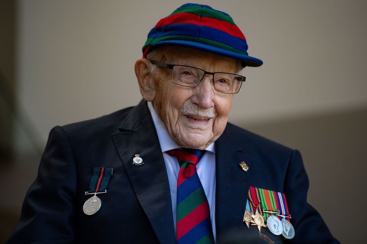 Captain Sir Tom Moore died on Tuesday at the age of 100