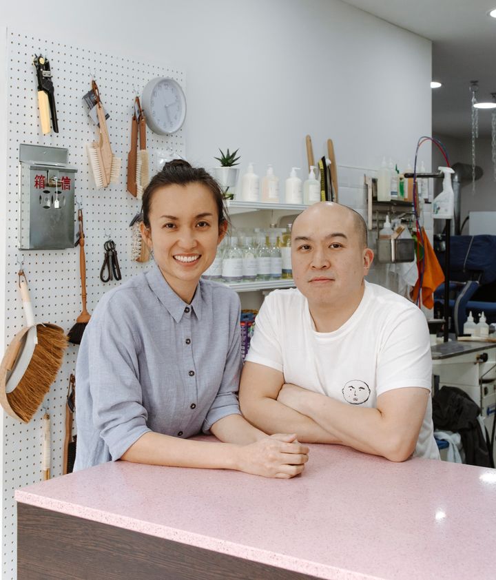 Tony and Fran Chung, owners of The Steam Room.