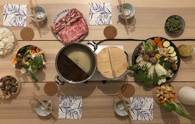 Jessica Lee's Lunar New Year hotpot feast.