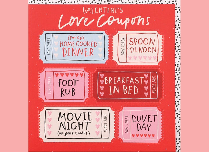 Valentine's love coupons