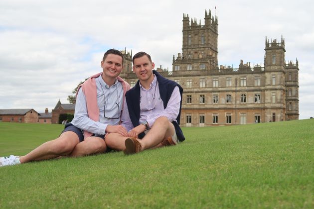 Charlie Nicholas and his boyfriend, Joe. 