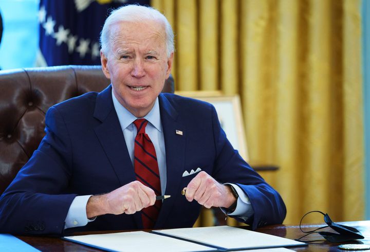 President Joe Biden has struck a very different tone from Donald Trump as the boss of the federal workforce.