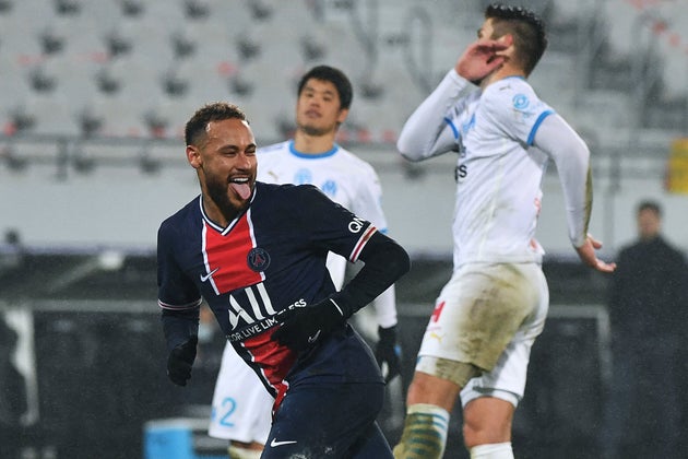 Neymar, ici lors du Trophée des Champions OM-PSG disputé à Lens, le 13 janvier 2021.