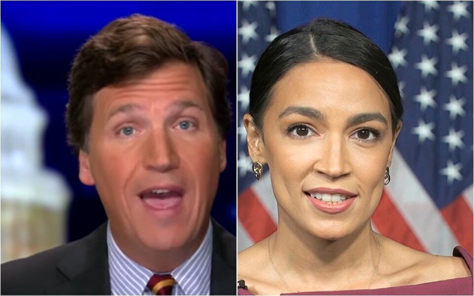 tucker carlson ocasio cortez