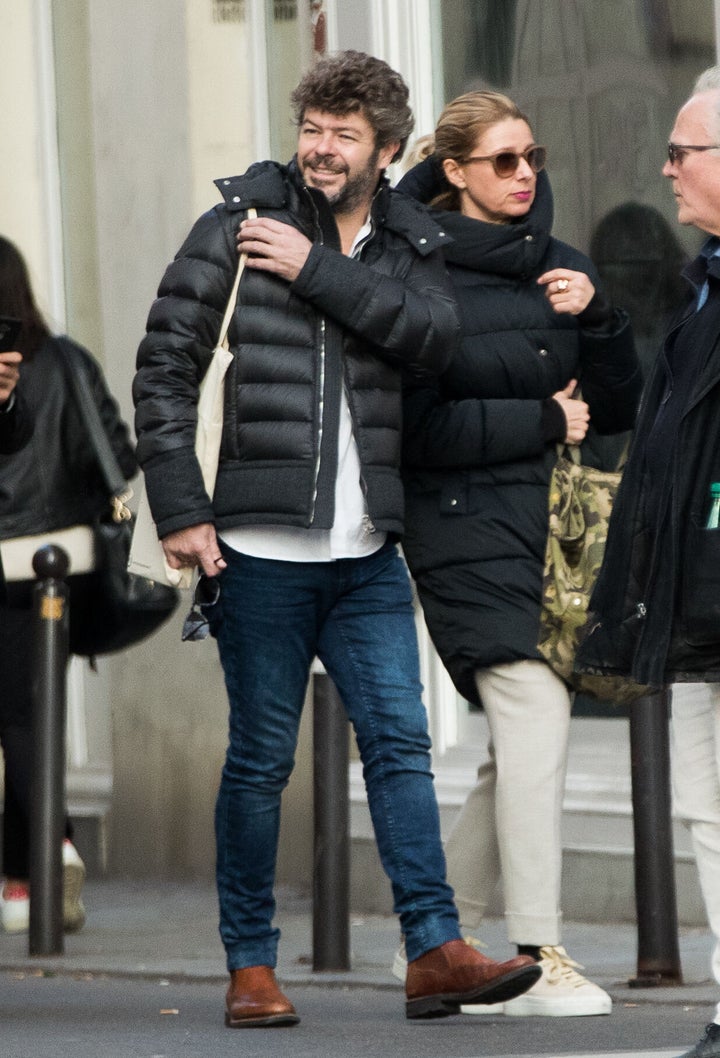 Anne Igartiburu y Pablo Heras-Casado en París en noviembre de 2019.