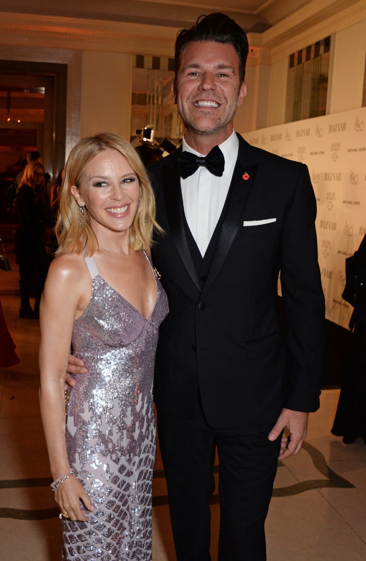 Kylie Minogue and Paul Solomons 