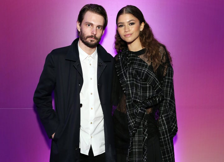  Sam Levinson and Zendaya at a New York screening of "Euphoria" on June 14, 2019.