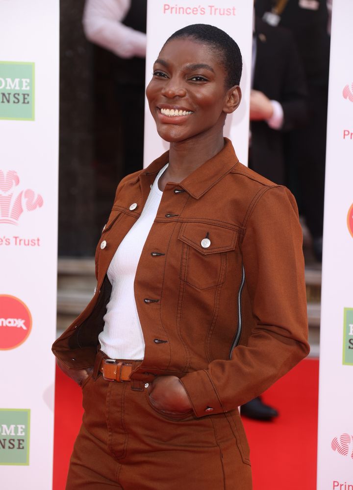Michaela Coel at a Prince's Trust event in 2020