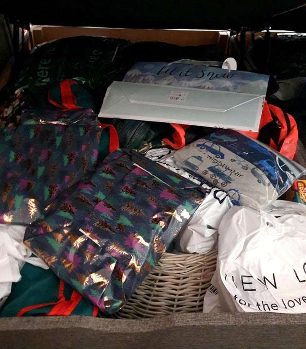 Tina Brown keeps all her gifts in her ottoman bed.