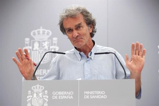Fernando Simón, en una rueda de prensa.
