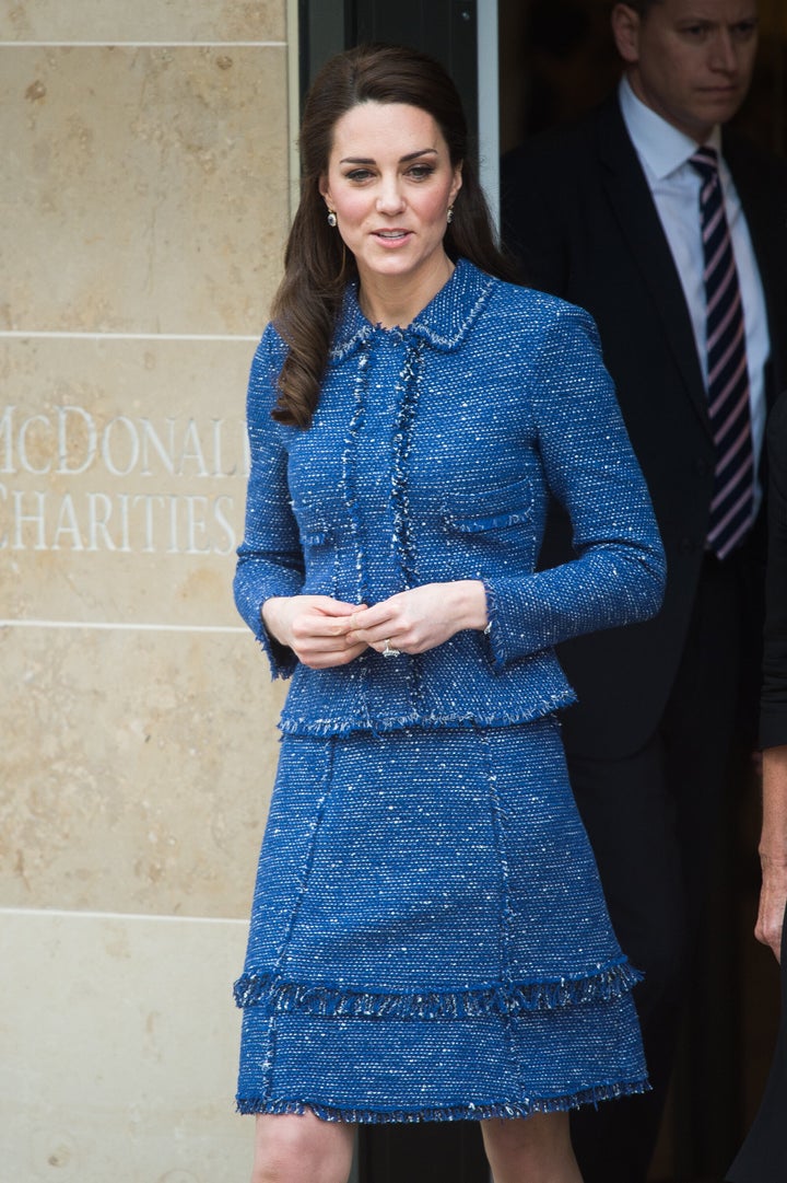 The Duchess of Cambridge visits Ronald McDonald House Evelina London on February 28, 2017.&nbsp;