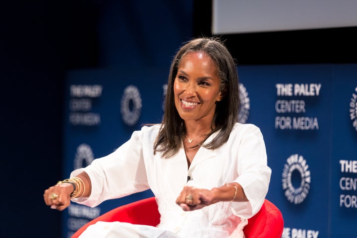 Creator and Executive Producer of Love Is..., Mara Brock Akil and President of OWN, Erik Logan on stage at The Paley Center For Media Presents OWN's Erik Logan In Conversation With Special Guest Mara Brock Akil at The Paley Center for Media on September 20, 2018 in Beverly Hills, California. Photo by Greg Doherty/Getty Images