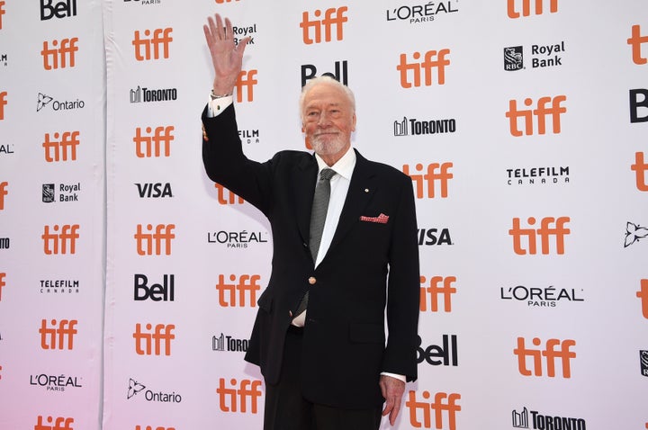 Christopher Plummer attends the premiere for "Knives Out" on day three of the Toronto International Film Festival at the Princess of Wales Theatre on Sept. 7, 2019.