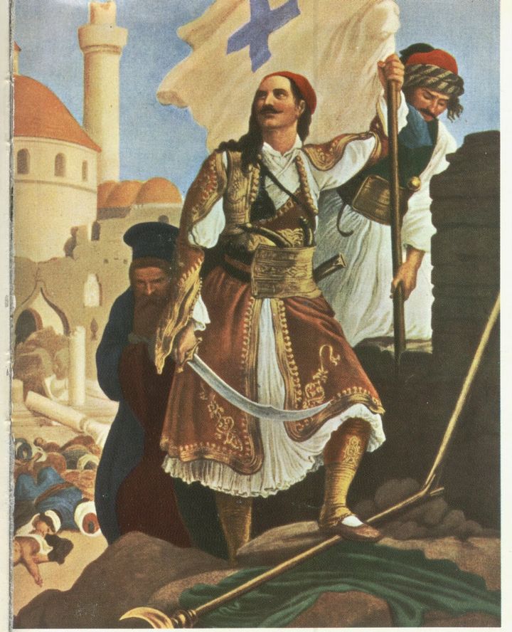 Ο οπλαρχηγός Παναγιώτης Κεφάλας. «Ο Κεφάλας σηκώνει τη σημαία της ελευθερίας στα τείχη της Τριπολιτσάς»