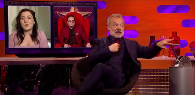 Graham had a shock during the Big Red Chair segment of his chat show on Friday