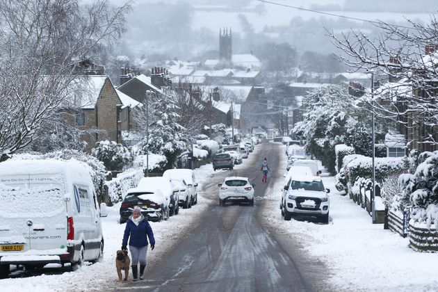 Some parts of the country could see up to 20cm of snow. 