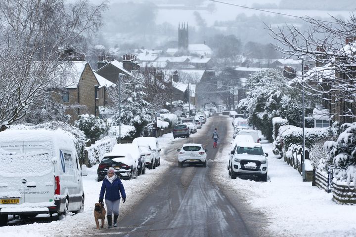 Some parts of the country could see up to 20cm of snow. 